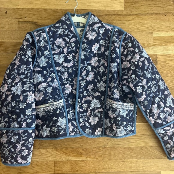 Mango quilted patchwork jacket size small - Picture 2 of 3